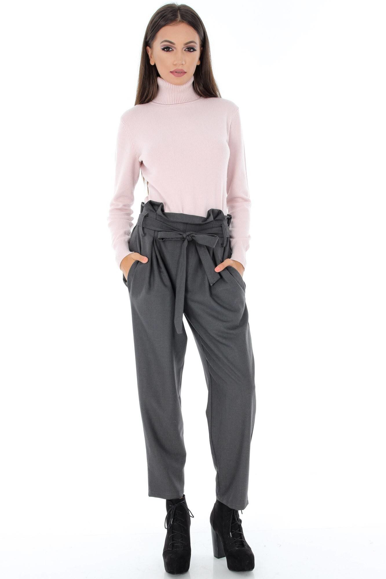 Pantaloni gri, ROH, simpli , M