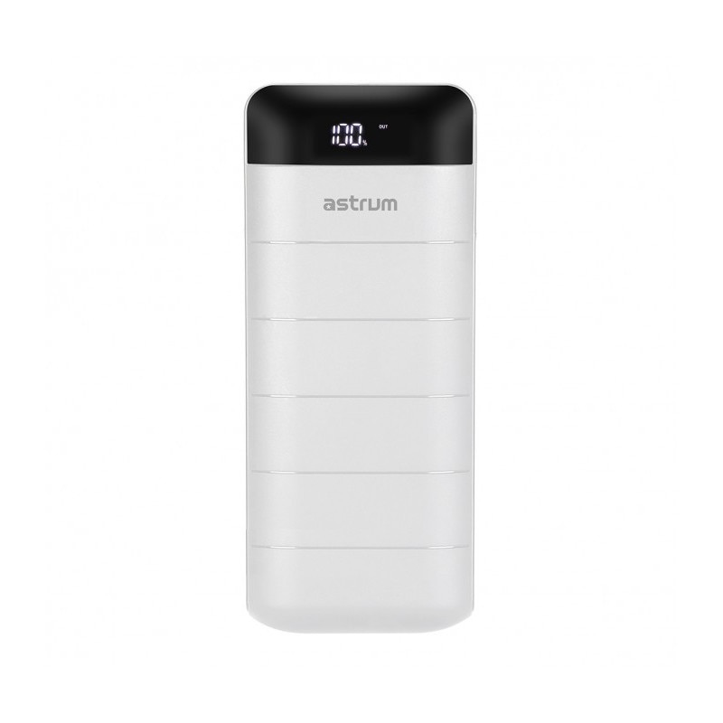 Acumulator extern Power Bank 12000mAh 2A Astrum PB130 V2 Alb