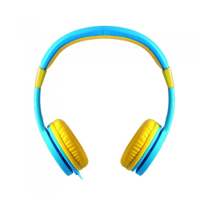 Casti Audio pentru Copii cu limitare volum, Astrum HS150, Blue