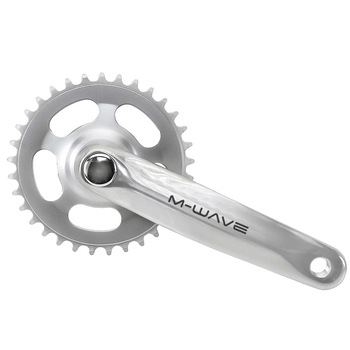Angrenaj Pedalier Aluminiu/Otel M-WAVE 1×1/5-8V 33 T Angrenaj Pedalier Aluminiu/Otel M-WAVE 1×1/5-8V 33 T