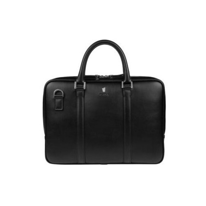 Geantă pentru laptop Festina, Classicals, neagră, 40x30x15cm