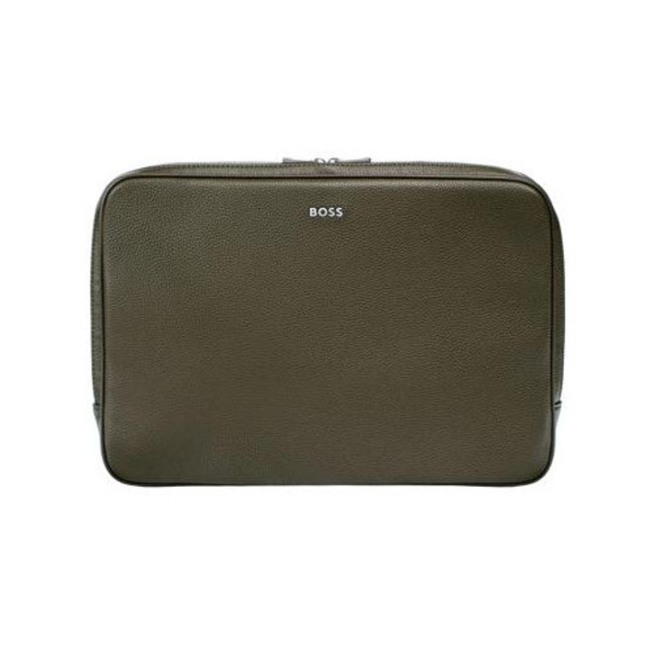 Geanta pentru laptop HUGO BOSS Classic Grained, verde
