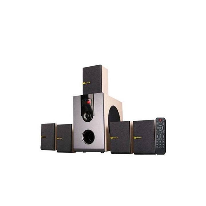 Професионални високоговорители, USB, SD, MMC, FM, 50 W, професионален субуфер, дистанционно управление