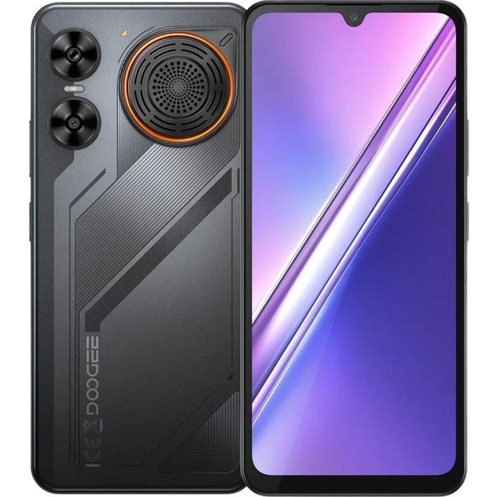 Telefon mobil Doogee M30, 4G, 6GB RAM, 256GB, Camera 64MP, Black, 6.88"
