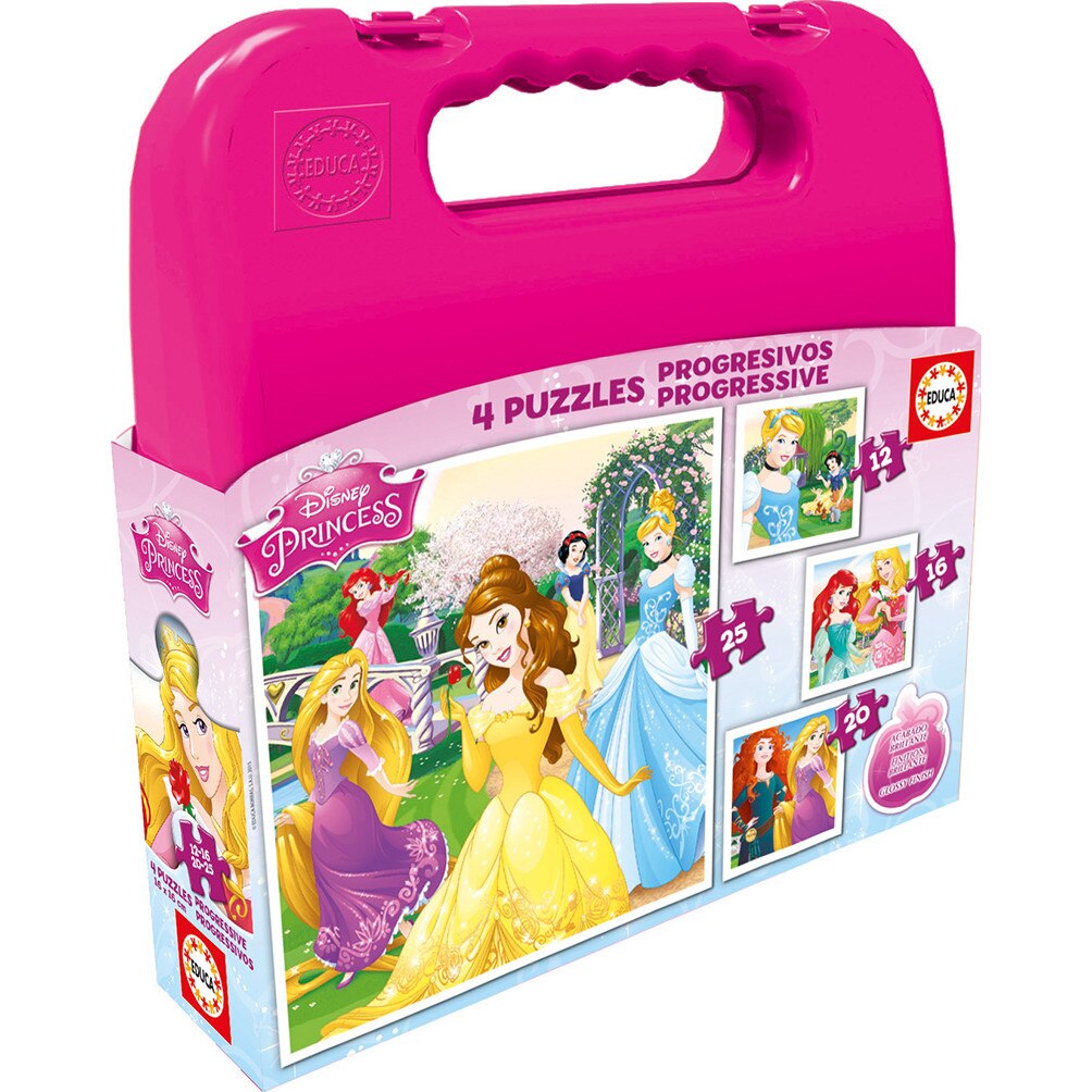 Puzzle Educa - Disney Princess, 12/16/20/25 piese (16508)