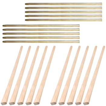 Pachet - 5 x Coada din lemn, Grebla, Sapaliga, 127cm + 5 x Coada din lemn pentru lopata + 5 x Coada din lemn, sapa, 130cm + 5 x Coada de lemn pentru topor, 94.5cm Pachet - 5 x Coada din lemn, Grebla, Sapaliga, 127cm + 5 x Coada din lemn pentru lopata + 5 x Coada din lemn, sapa, 130cm + 5 x Coada de lemn pentru topor, 94.5cm