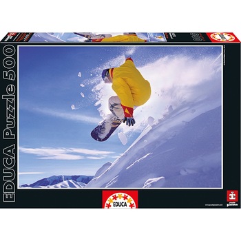 Puzzle Educa - Snowboard, 500 piese, include lipici puzzle (16273) Puzzle Educa - Snowboard, 500 piese, include lipici puzzle (16273)