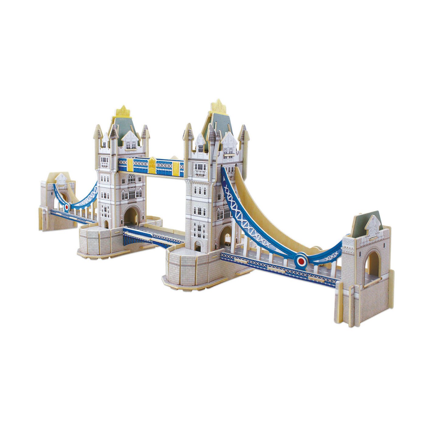 Puzzle 3D din lemn Educa - Tower Bridge, 92 piese (16999)