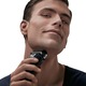 Aparat de ras Braun 5140s, Wet&Dry, trimmer, reincarcabil, Negru/Albastru