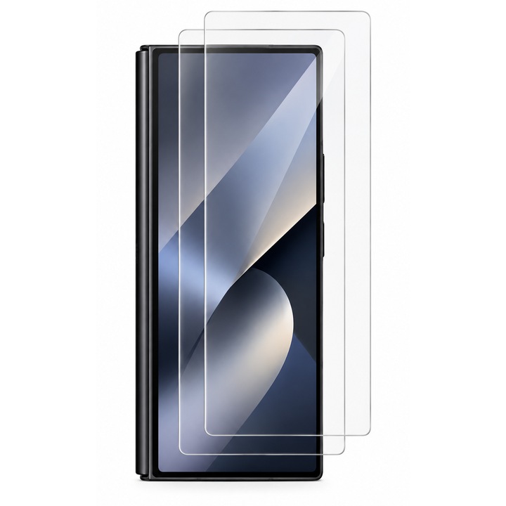 Set 2 x Folie Protectie Ecran Exterior pentru Samsung Galaxy Z Fold8 Ultra, Flexibila, Ultra Clear, Anti-zgarieturi, Anti-amprente, Instalare rapida