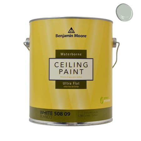 Боя за тавани Benjamin Moore WATERBORNE CEILING PAINT, Супер Мат, 3,78л ...