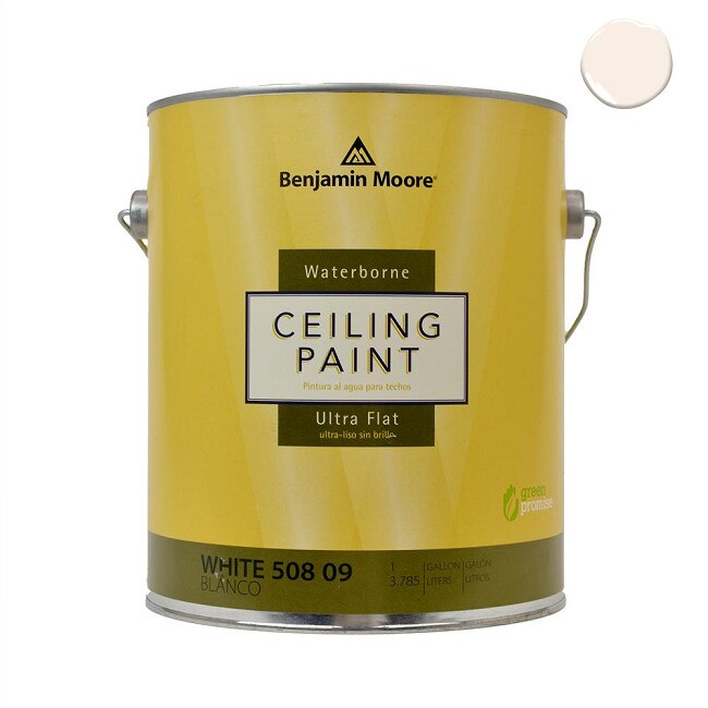 Боя за тавани Benjamin Moore WATERBORNE CEILING PAINT, Супер Мат, 1л
