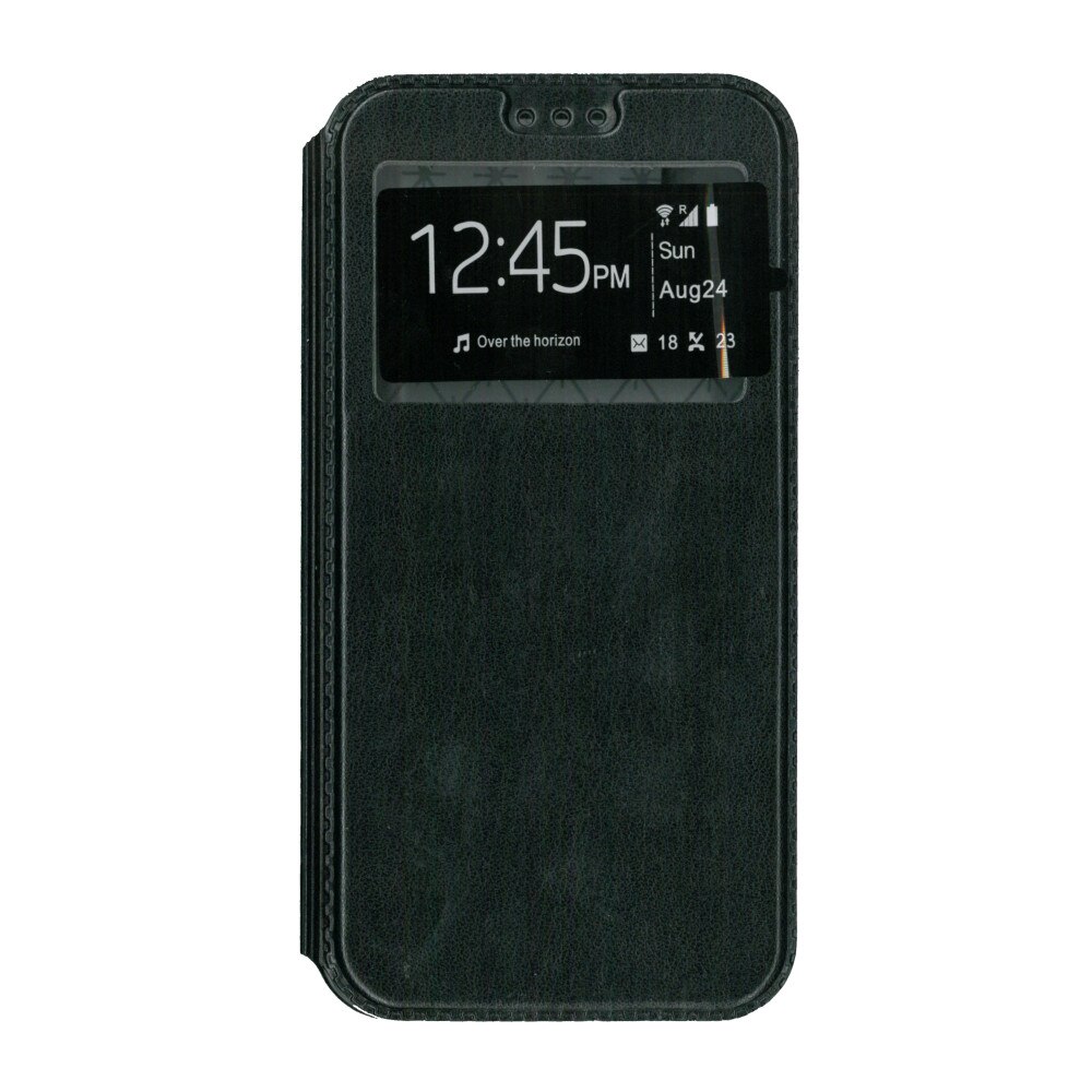 Husa flip s-view EuroCell pentru iPhone X, negru