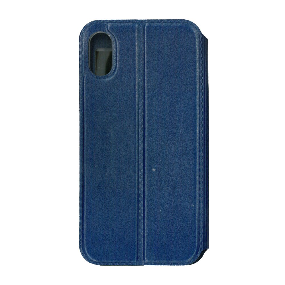 Husa flip s-view, EuroCell, pentru iPhone X, albastru