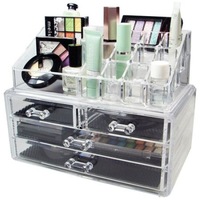 organizator pentru cosmetice 16 compartimente  4 sertare  breloc inscriptionat grigproject imagen 44_0_
0