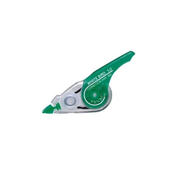 Dispencer cu banda corectoare PENAC White Bird, 5mm x 8m - capac