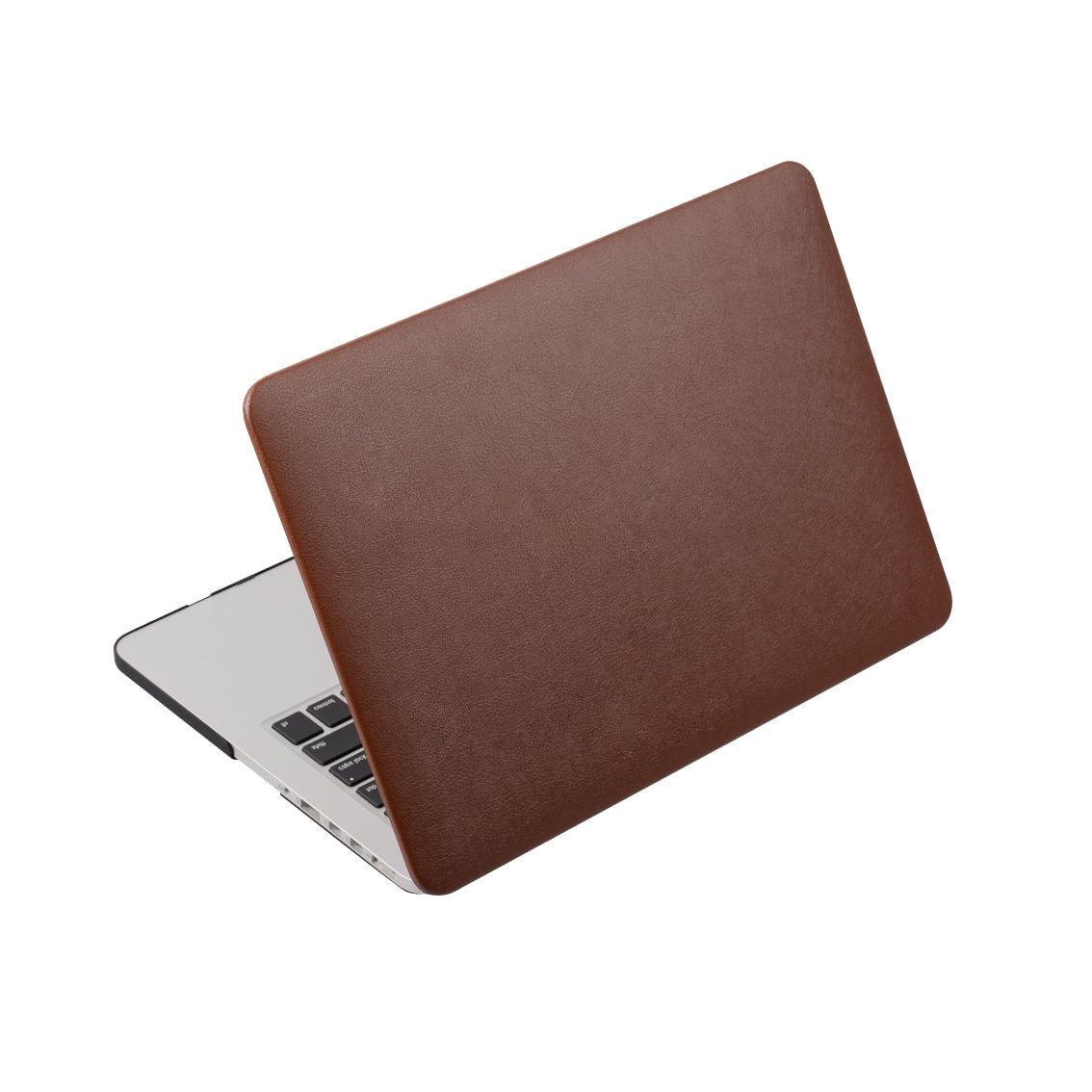 Husa din piele ecologica pentru MacBook New Pro 15.4 inch 2016 / 2017 A1707, maro