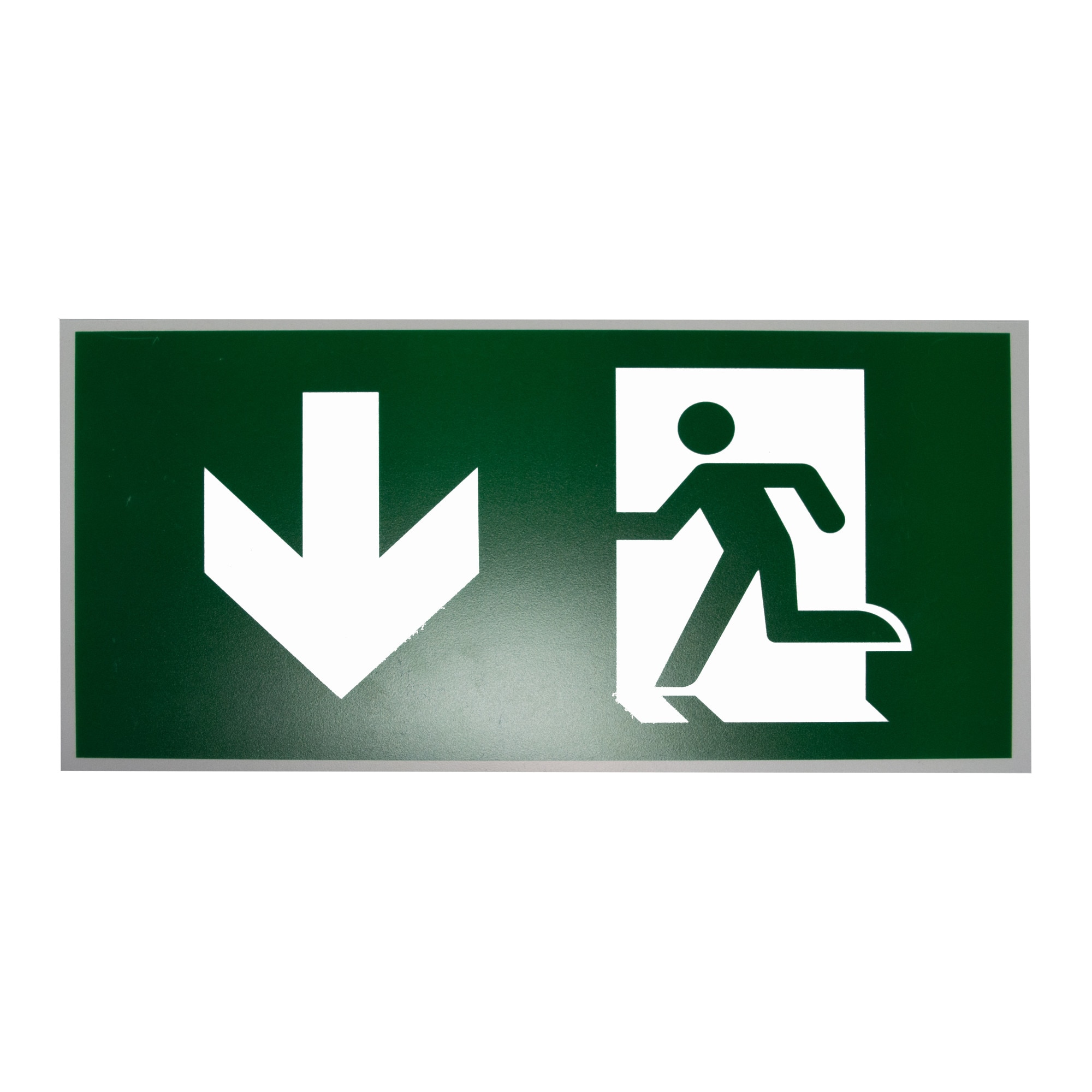 Folie EXIT cu semn Jos