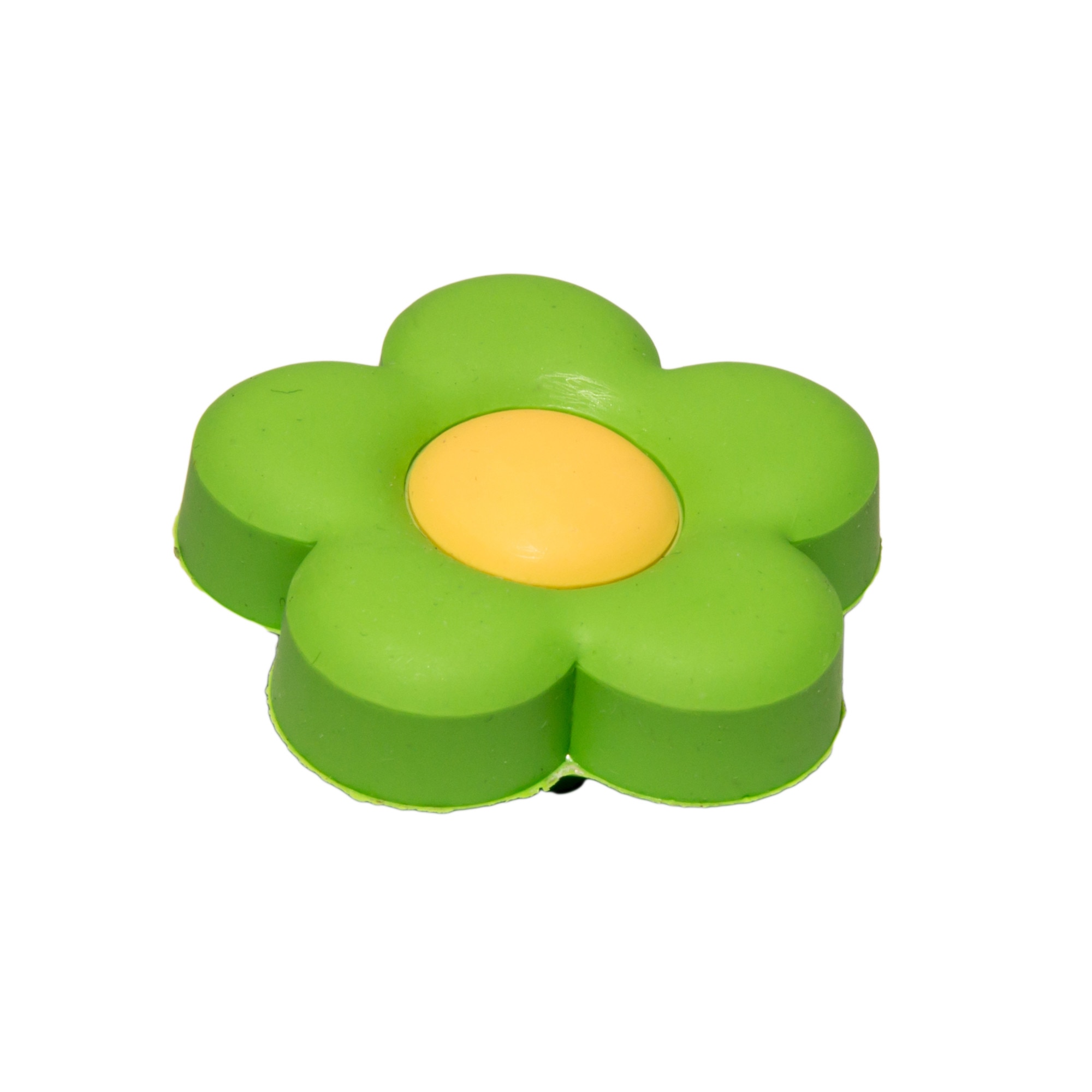 Buton mobilier copii - Floricica Verde, 45 mm