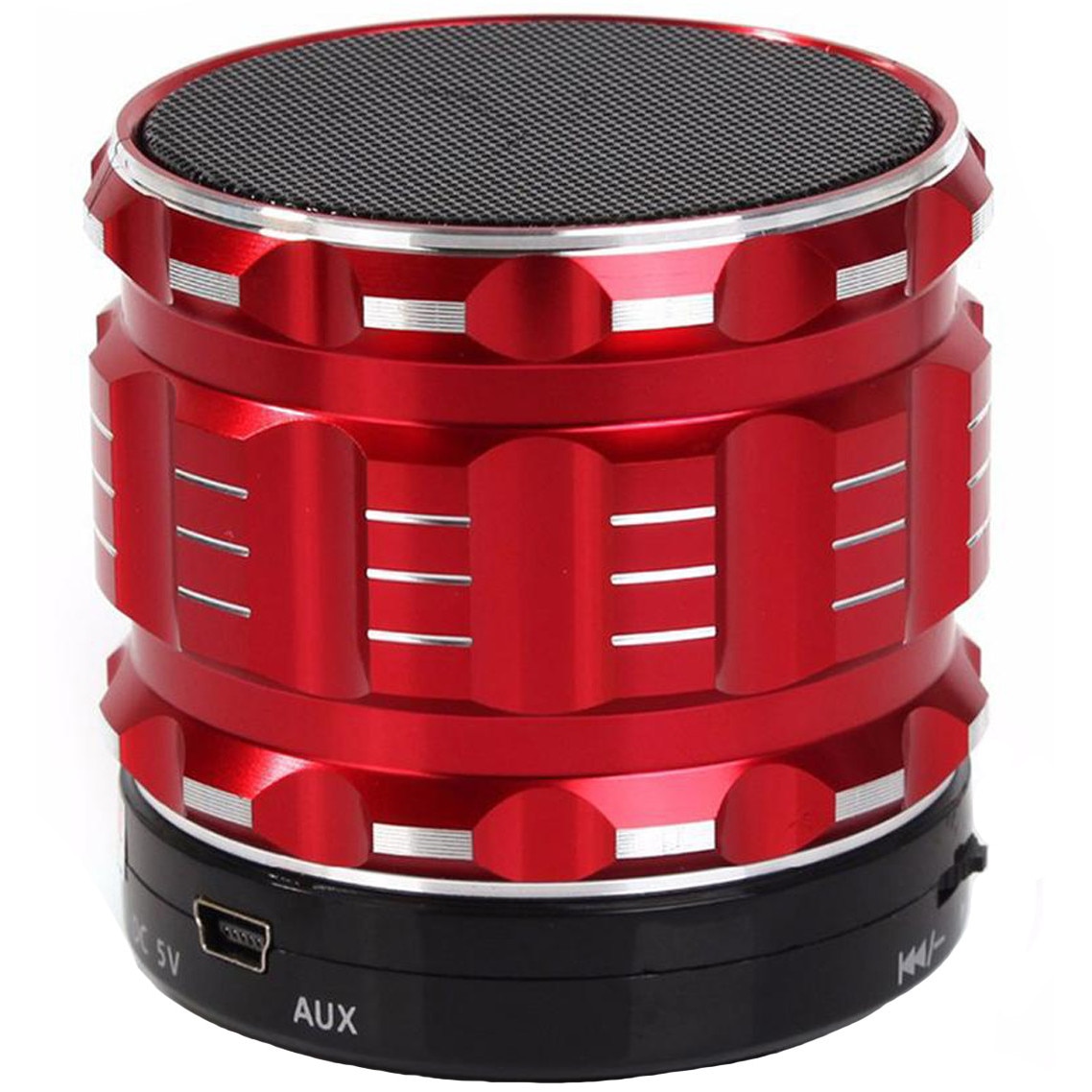 Boxa Portabila Bluetooth iUni DF12, Slot Card, Metal, Red