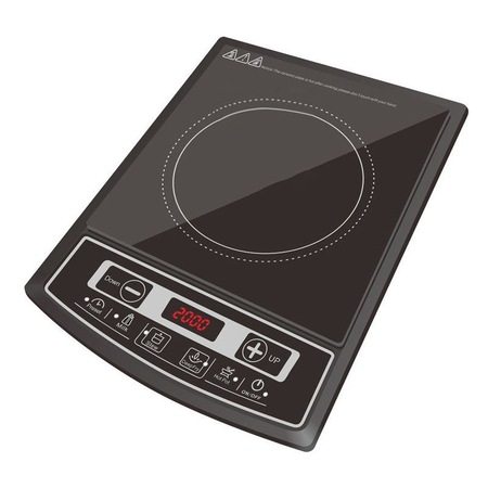 Plita cu Inductie, 1 Ochi, 2000 W ,Vitroceramica, Termostat Reglabil