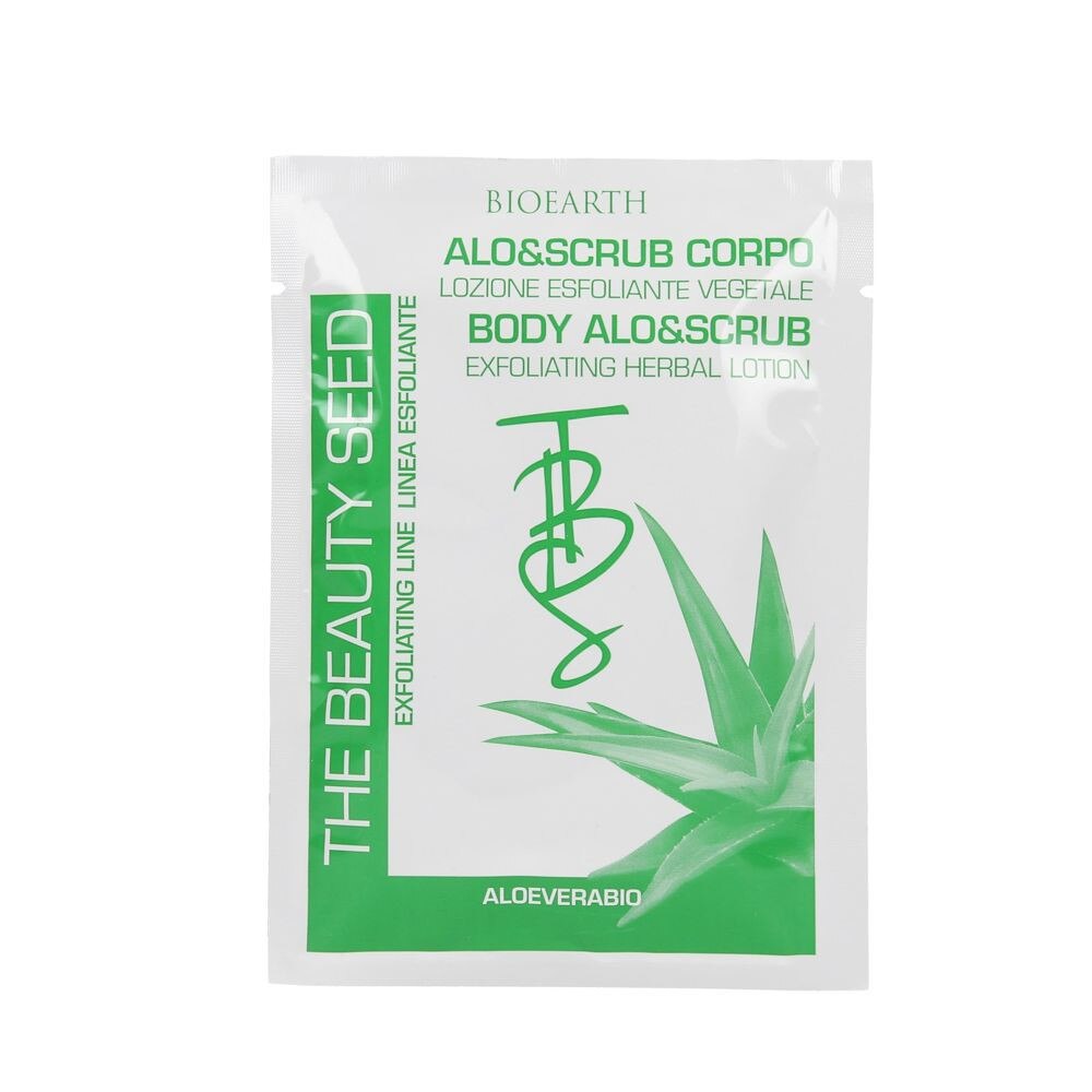 Scrub corporal cu aloe vera si sare 200ml BIOEARTH