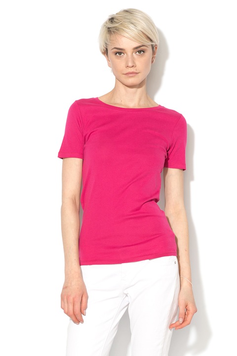 United Colors of Benetton, Tricou basic, Roz aprins, XS