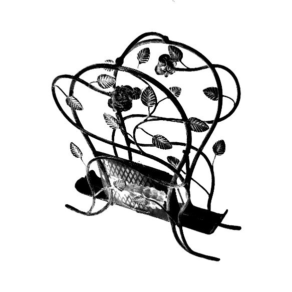 Suport reviste FORJART Negru