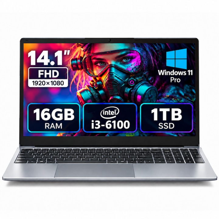 Acer Swift Go 14 AI OLED SFG14-64-R6AX cu procesor AMD Ryzen™ AI 5 340 pana la 4.8GHz, 14" WUXGA, OLED, 16GB LPDDR5X RAM, 512GB SSD, AMD Radeon™ 840M, Windows 11 Home, Sparkly Silver