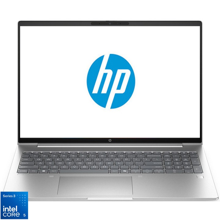 Laptop HP 16'' ProBook 4 G2i 16, WUXGA IPS, Procesor Intel® Core™ 5 320 (6M Cache, up to 4.60 GHz), 24GB DDR5, 512GB SSD, Intel Graphics, FreeDOS, Silver