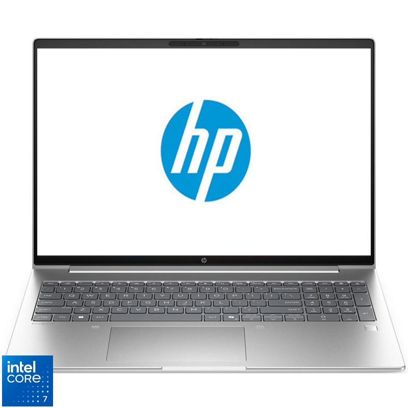 Laptop HP 16'' ProBook 4 G2i 16, WUXGA IPS, Procesor Intel® Core™ 7 350 (6M Cache, up to 4.80 GHz), 32GB DDR5, 1TB SSD, Intel Graphics, Free DOS, Silver