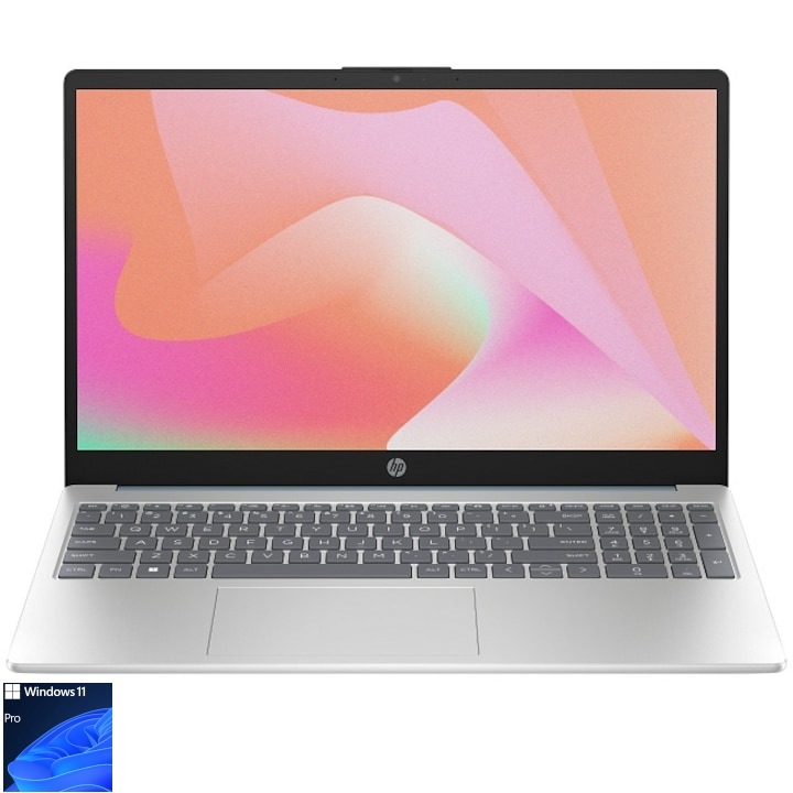 Laptop HP 15 cu procesor Intel Core 5 120U, 15.6", Full HD, 16GB DDR5, 512GB SSD, Windows 11 Pro, Moonlight Blue