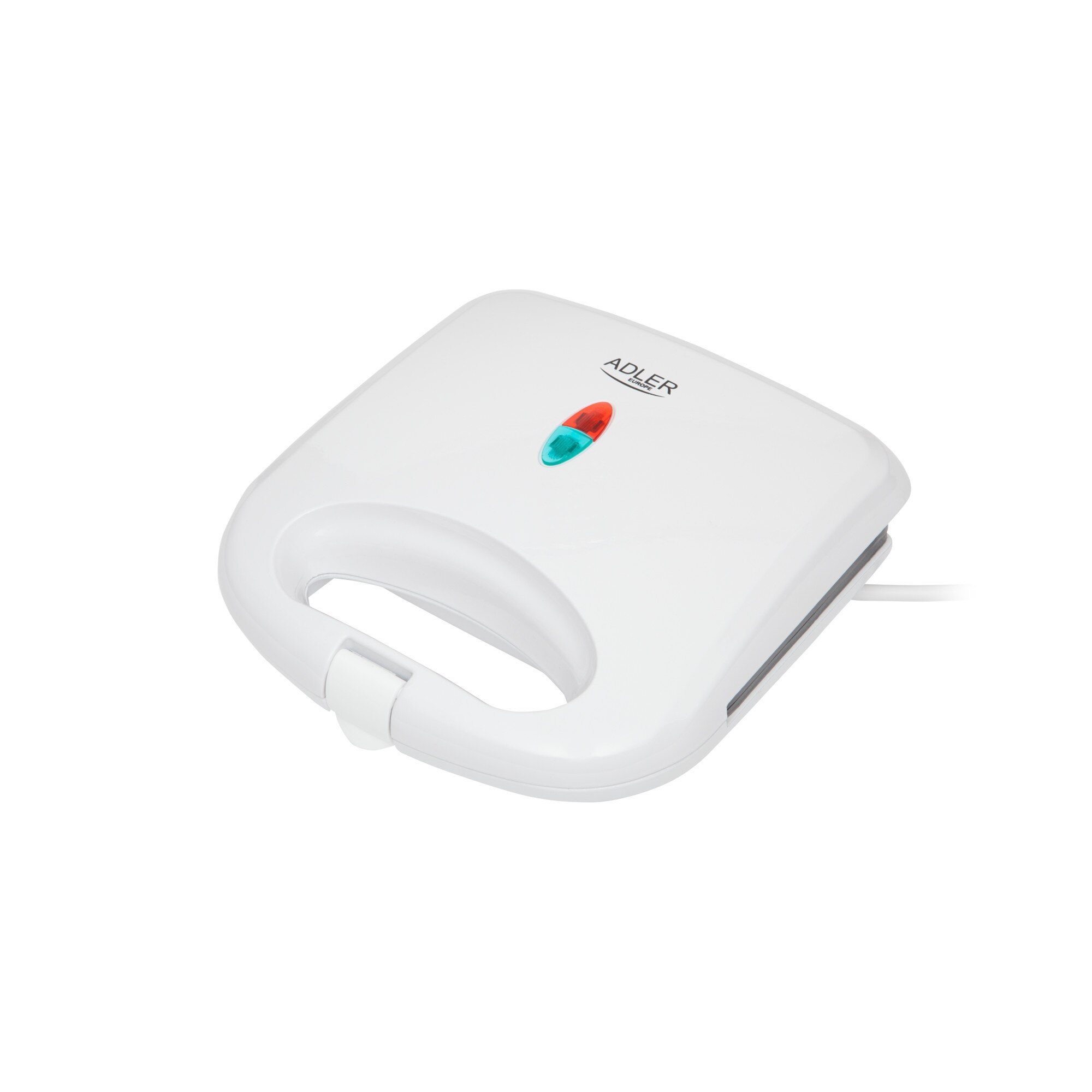 Sandwich-maker Adler, 750W, 4 sandwich-uri triunghiulare, placi antiadezive