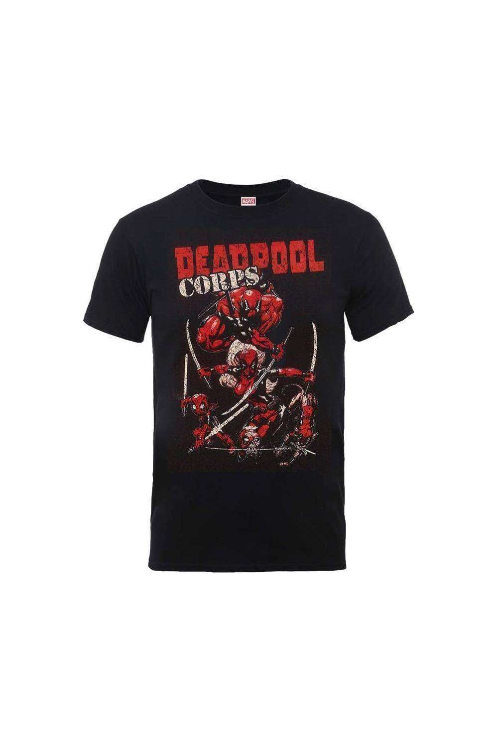 Tricou pentru barbati, Deadpool, Family Corps, Negru, XL