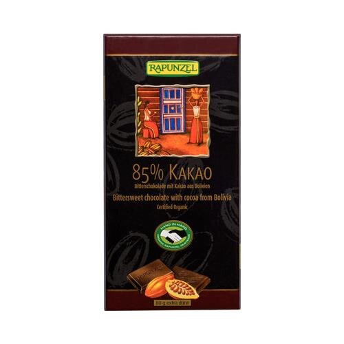 Ciocolata Bio Amaruie 85% Cacao Rapunzel 80gr
