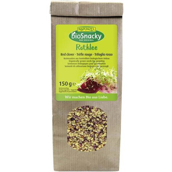 Seminte de Trifoi Rosu pentru Germinat Bio 150gr Rapunzel