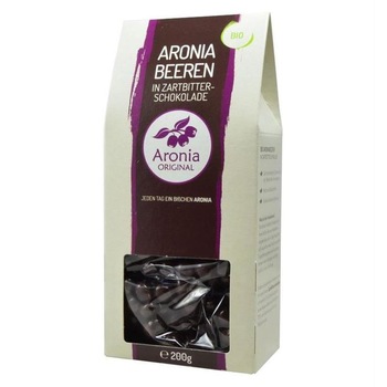 Fructe de Aronia Bio Glazurate cu Ciocolata Pronat 200gr Fructe de Aronia Bio Glazurate cu Ciocolata Pronat 200gr