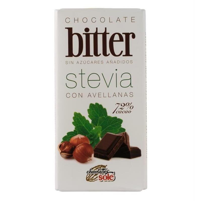 Ciocolata Neagra cu Alune de Padure Minim 72% Cacao Pronat 100gr