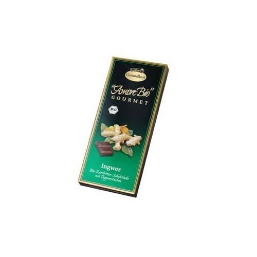 Ciocolata Bio Amaruie cu Ghimbir 55% Cacao Liebhart's 100gr