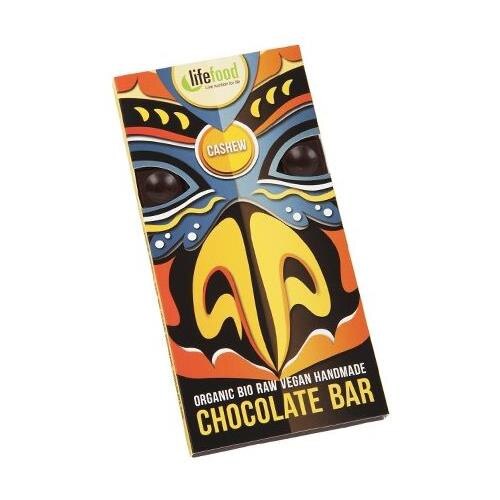 Ciocolata cu Nuci si Caju Raw Bio Lifefood 70gr