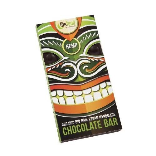 Ciocolata cu Seminte de Canepa Raw Bio Lifefood 70gr