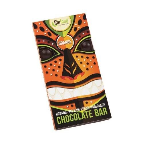Ciocolata cu Portocale Raw Bio Lifefood 70gr
