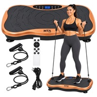 Platforma vibratoare MTA ULTRA+, 250W, 150 kg, 5 programe, 100 niveluri de viteza, vibratii 5–15 Hz, Bluetooth, difuzoare, telecomanda, benzi de rezistenta