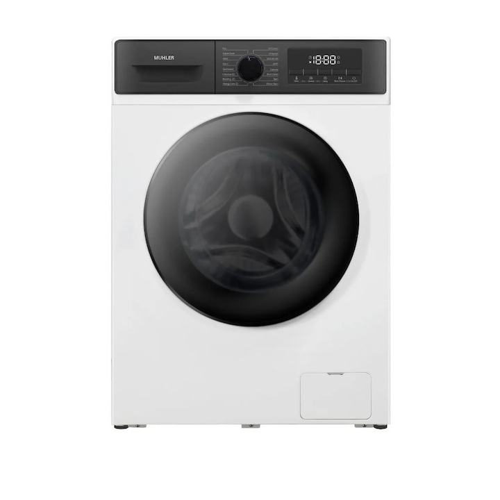 Mașină de spălat cu uscător Muhler IWD107140TWAE, Clasa A, Inverter, 10/7kg, 1400rpm, 5 ani