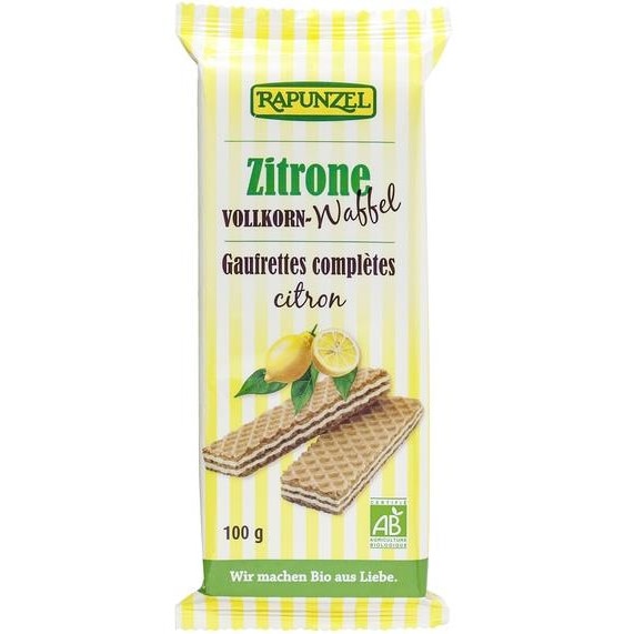 Napolitane Bio cu Lamaie Rapunzel 100gr