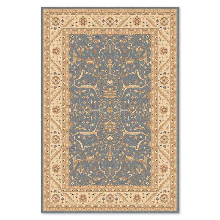 Covor Carpeta lana 100%, Bella 7178-1-51044, 080 x 150 cm, Multicolor, Model clasic