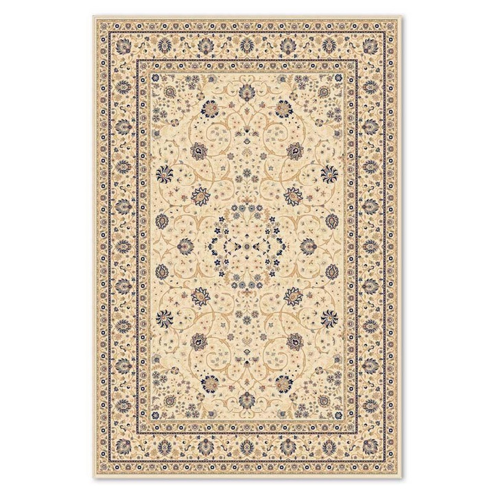 Covor Carpeta lana 100%, Bella 7179-1-51033, 080 x 150 cm, Multicolor, Model clasic