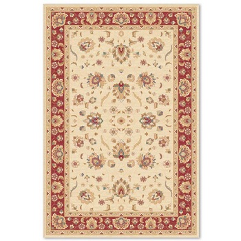 Covor lana 100% Bella 2444-1-51063, 160 x 230 cm, Bej / Bordeaux, Model clasic oriental Covor lana 100% Bella 2444-1-51063, 160 x 230 cm, Bej / Bordeaux, Model clasic oriental