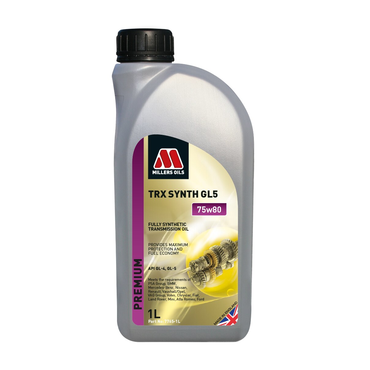 Ulei cutie viteza Millers TRX Synth 75w80 GL5, 1L