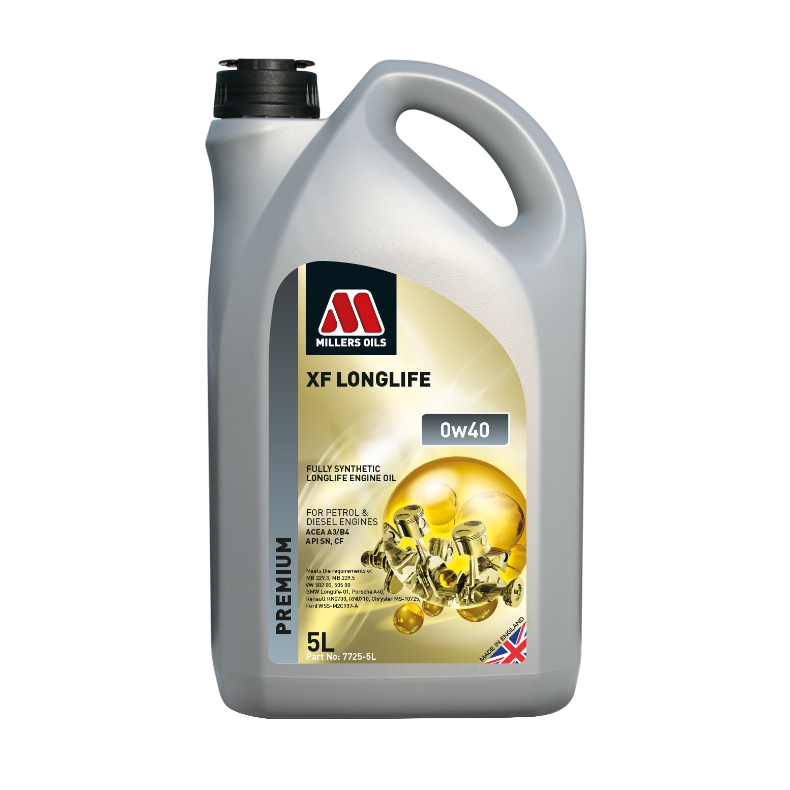 Ulei motor Millers XF Longlife 0w40, 5L